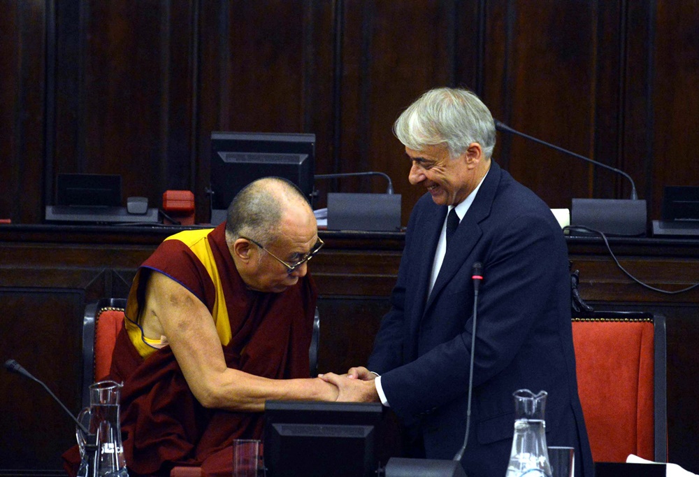 Dalai Lama e Giuliano Pisapia