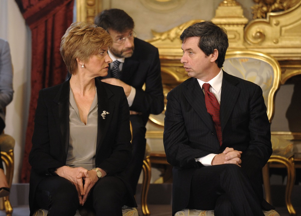 Roberta Pinotti, Dario Franceschini e Andrea Orlando