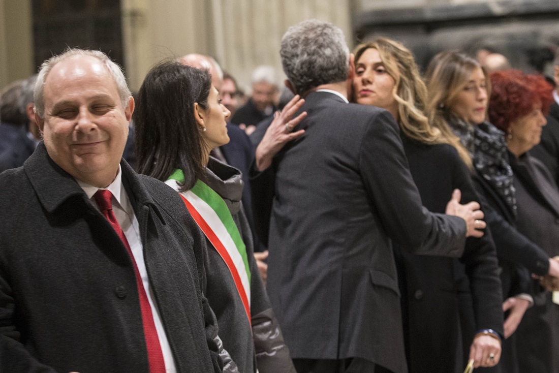 VIRGINIA RAGGI, MARCO IMPAGLIAZZO PRESIDENTE COMUNITA' DI SANT' EGIDIO