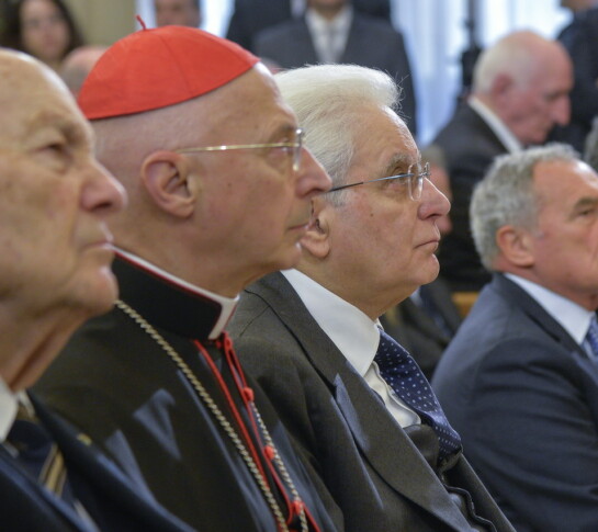 CORTE DEI CONTI Paolo Grossi, Angelo Bagnasco, Sergio Mattarella, Pietro Grasso