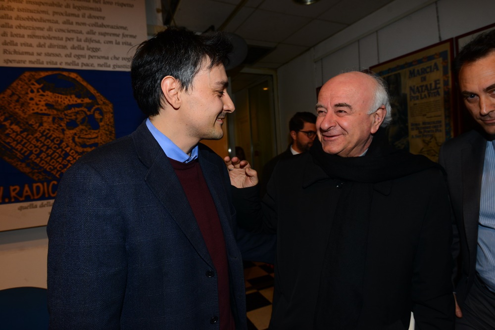 Matteo Angioli e Monsignor Vincenzo Paglia