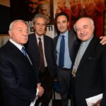 Gianni Letta, Francesco Rutelli, Alessio Falconio e Monsignor Vincenzo Paglia