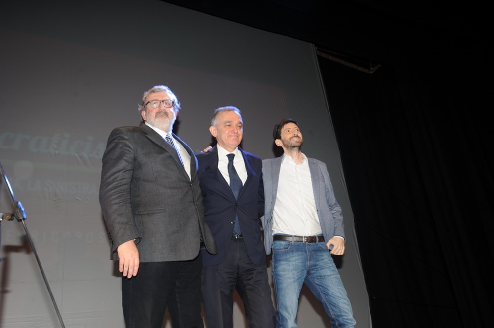 Michele Emiliano, Enrico Rossi e Roberto Speranza