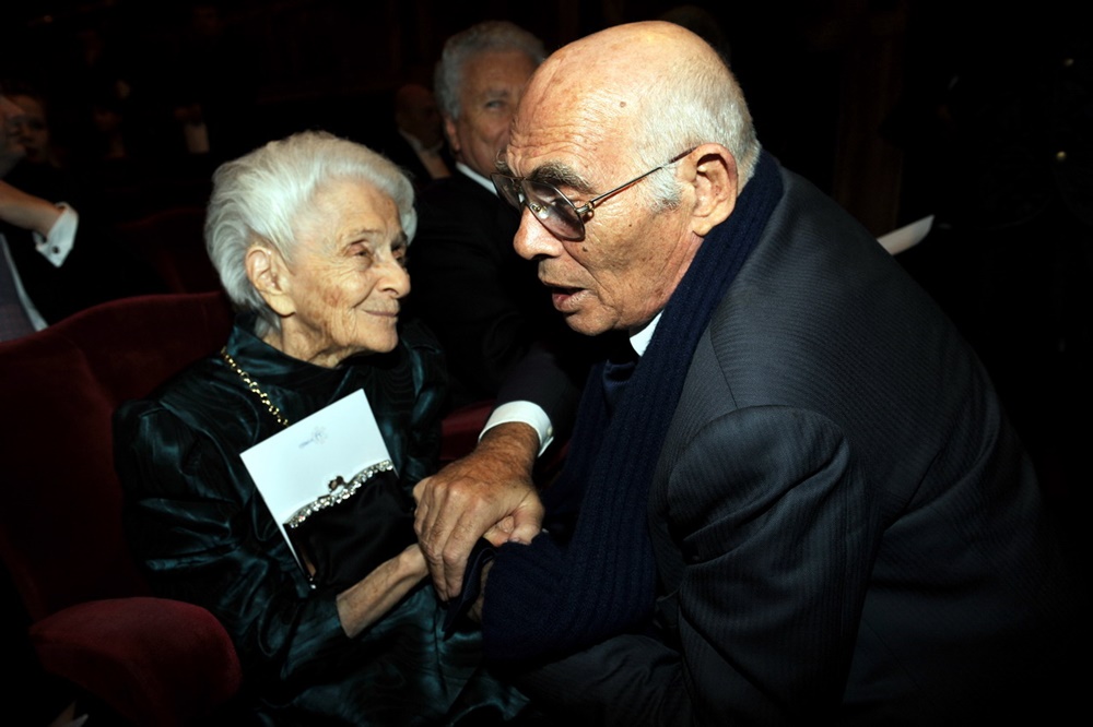 Rita Levi Montalcini e Pasquale Squitieri