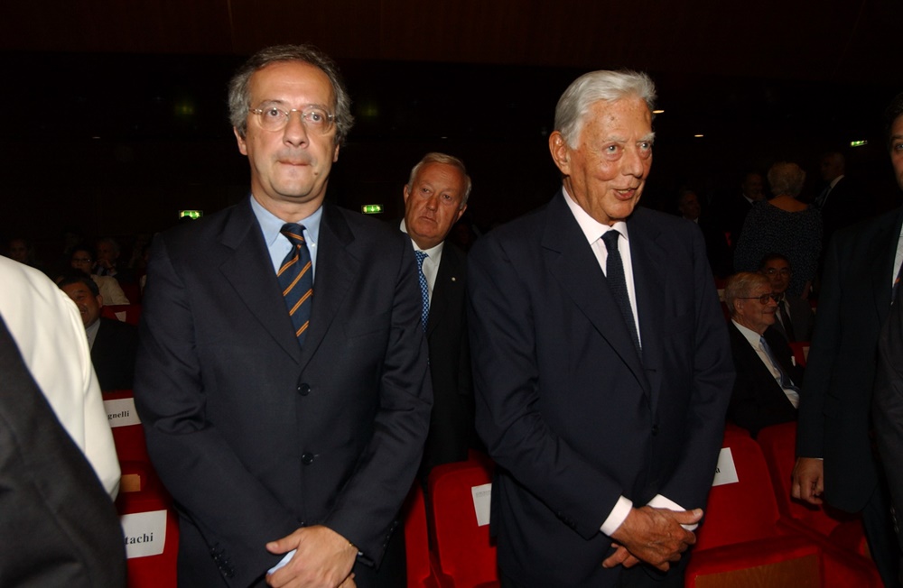Walter Veltroni e Umberto Agnelli