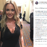 Vanessa Trump (moglie do Donald jr.) prima dell'Inauguration Day - Instagram