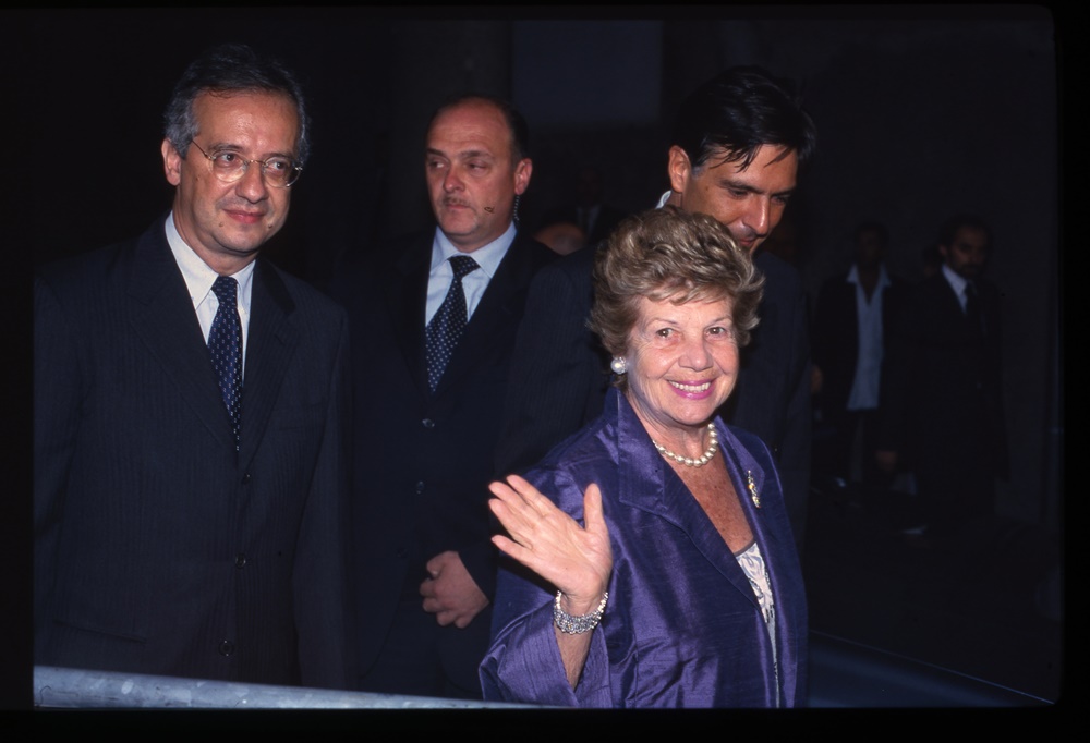 Walter Veltroni, Franca Ciampi ed Enrico Gasbarra