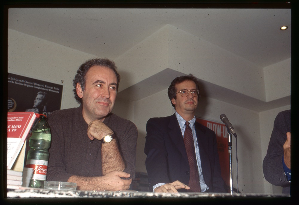 Michele Santoro e Walter Veltroni