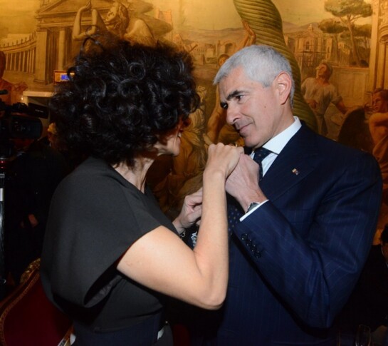 Barbara Abbondanza Maccaferri e Pierferdinando Casini