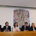Riccardo Fraccaro, Sergio Battelli, Rosa D'Amato, Luigi Di Maio, Michela Montevecchi e Laura Agea
