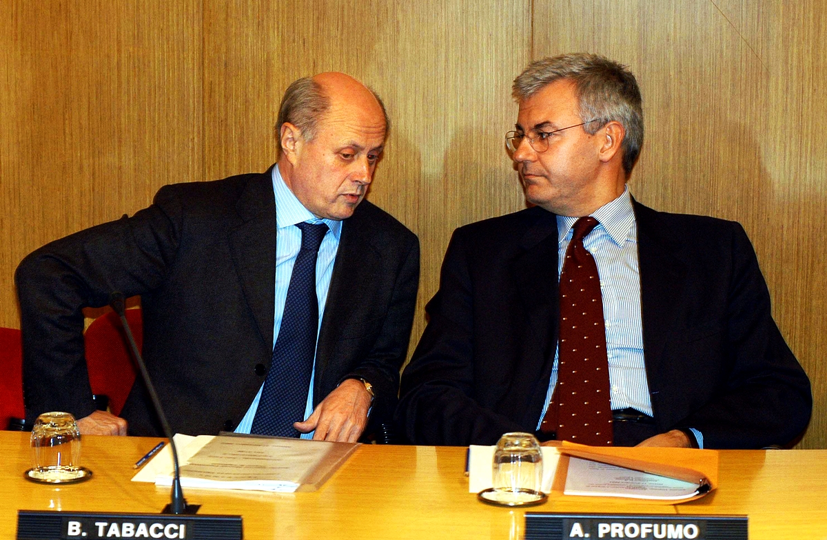 Bruno Tabacci e Alessandro Profumo