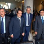 Pietro Calabrese, Roberto Napoletano, Marco Tronchetti Provera e Giancarlo Cerutti