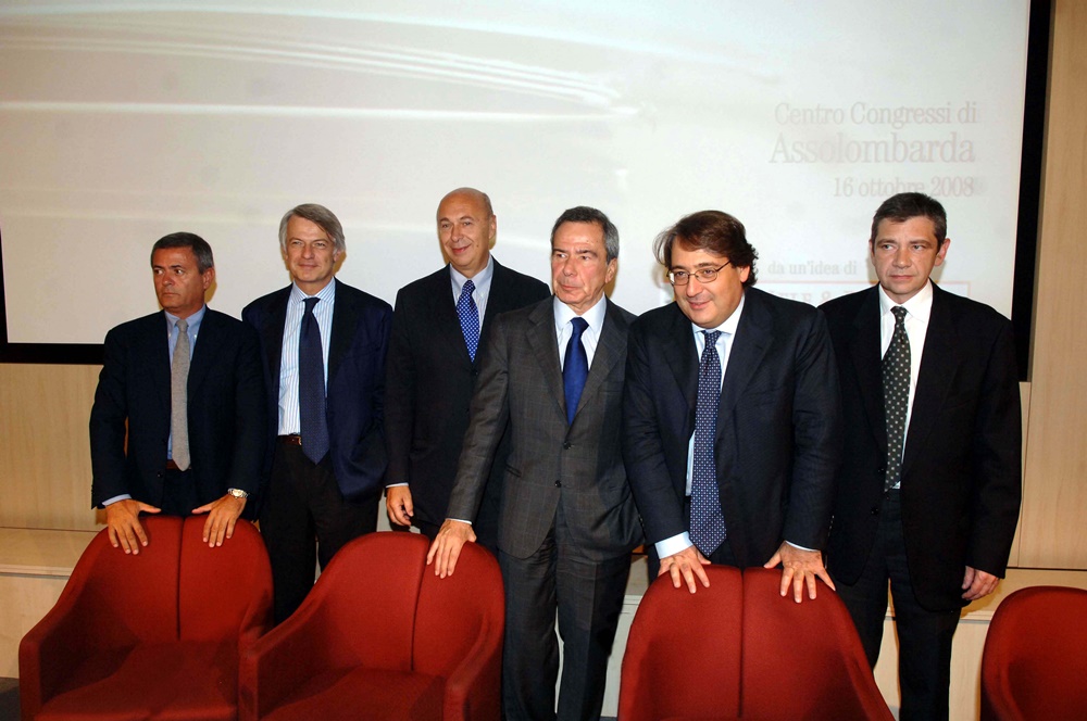 Ezio Mauro, Ferruccio De Bortoli, Paolo Mieli, Giulio Anselmi, Roberto Napoletano e Carlo Verdelli