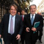 Roberto Napoletano e Romano Prodi