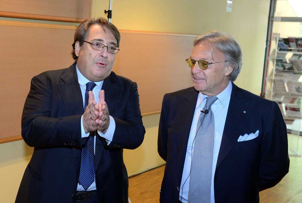 Roberto Napoletano e Diego Della Valle