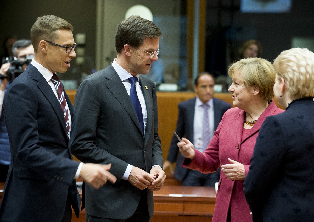 Rutte, Merkel