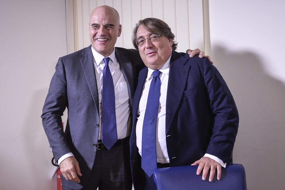 Claudio Descalzi e Roberto Napoletano