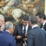 Gian Luca Galletti, Francesco Starace, Matteo Renzi e Matteo Del Fante