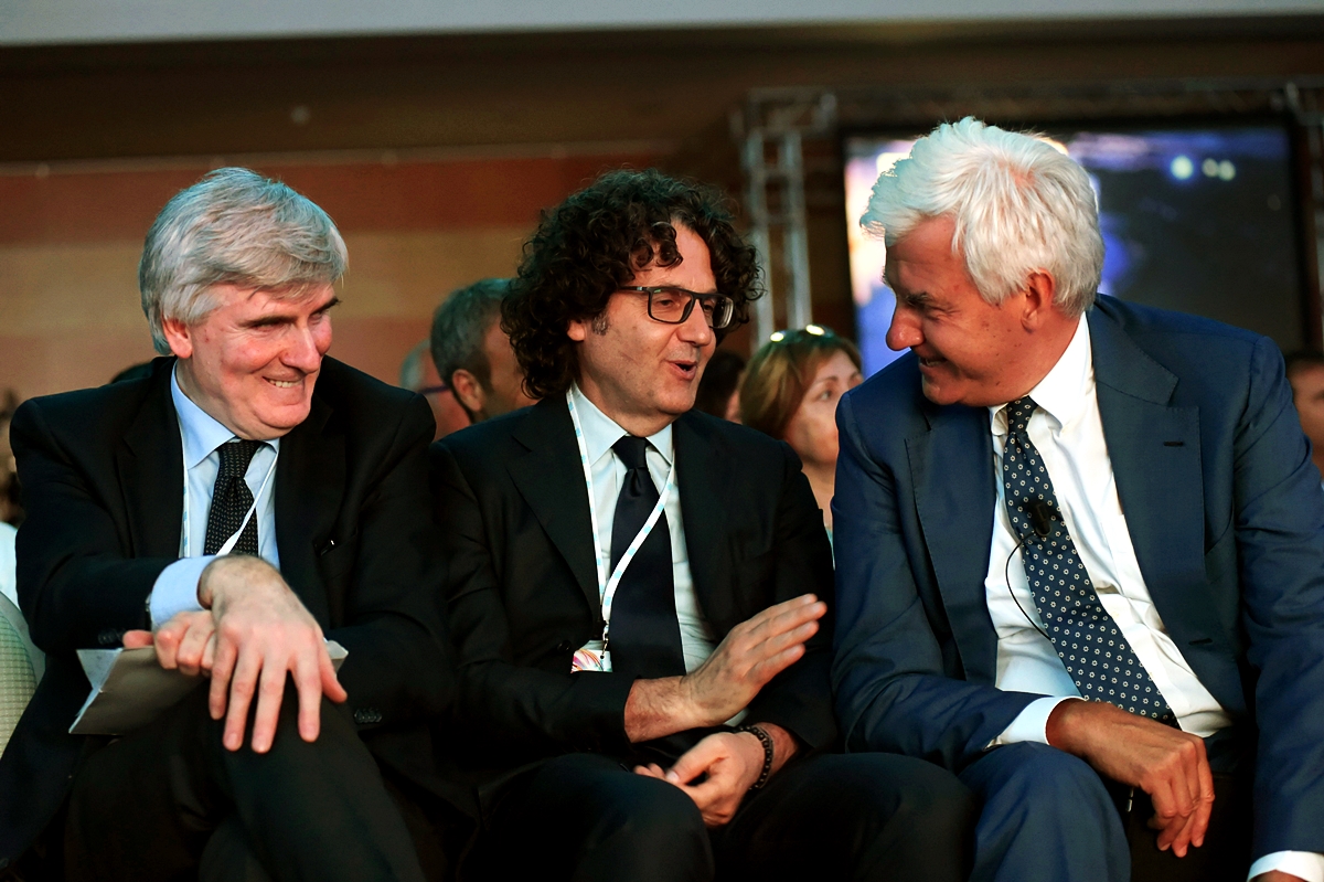 Alfio Filosomi, Eliano Omar Lodesani e Alessandro Profumo (2017)