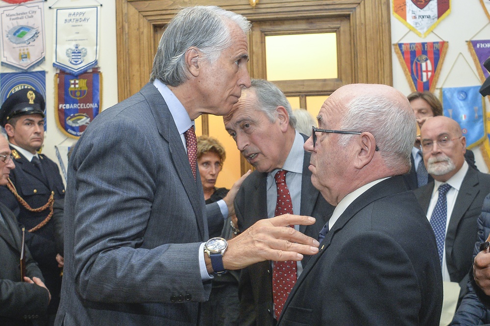 Giovanni Malagò, Giancarlo Abete e Carlo Tavecchio