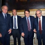 Paolo Scaroni, Antonio Catricalà, Roberto Napoletano e Giuliano Amato