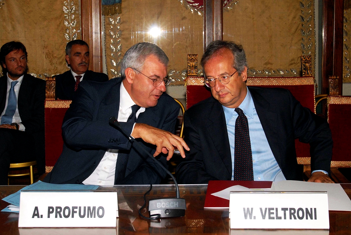 Alessandro Profumo e Walter Veltroni (2006)
