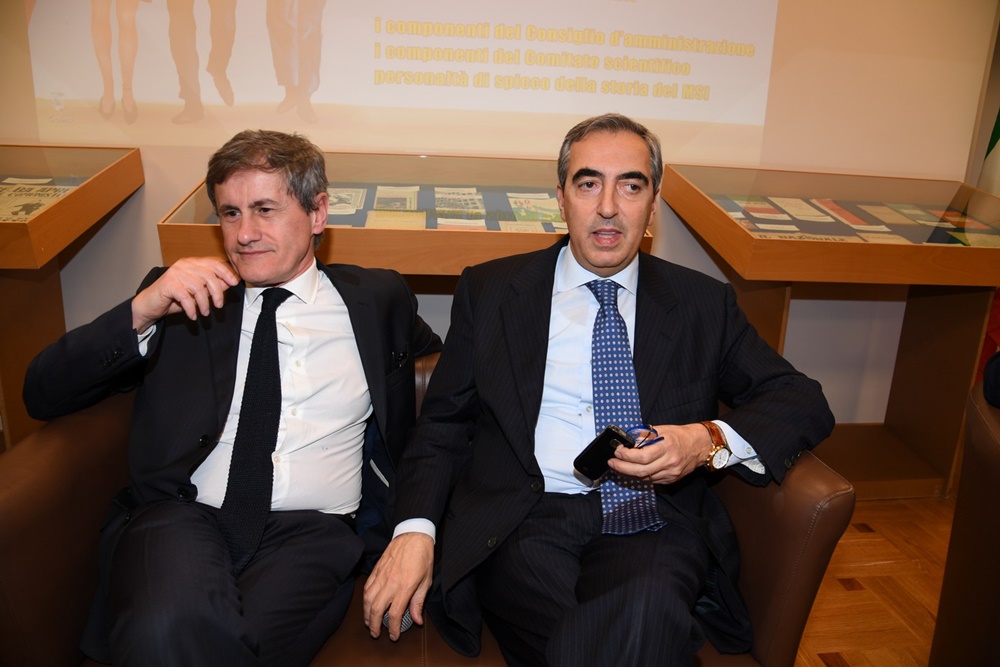Gianni Alemanno e Maurizio Gasparri