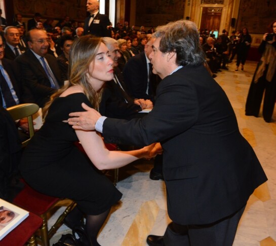 Maria Elena Boschi e Renato Brunetta (ricordo Donato Bruno)