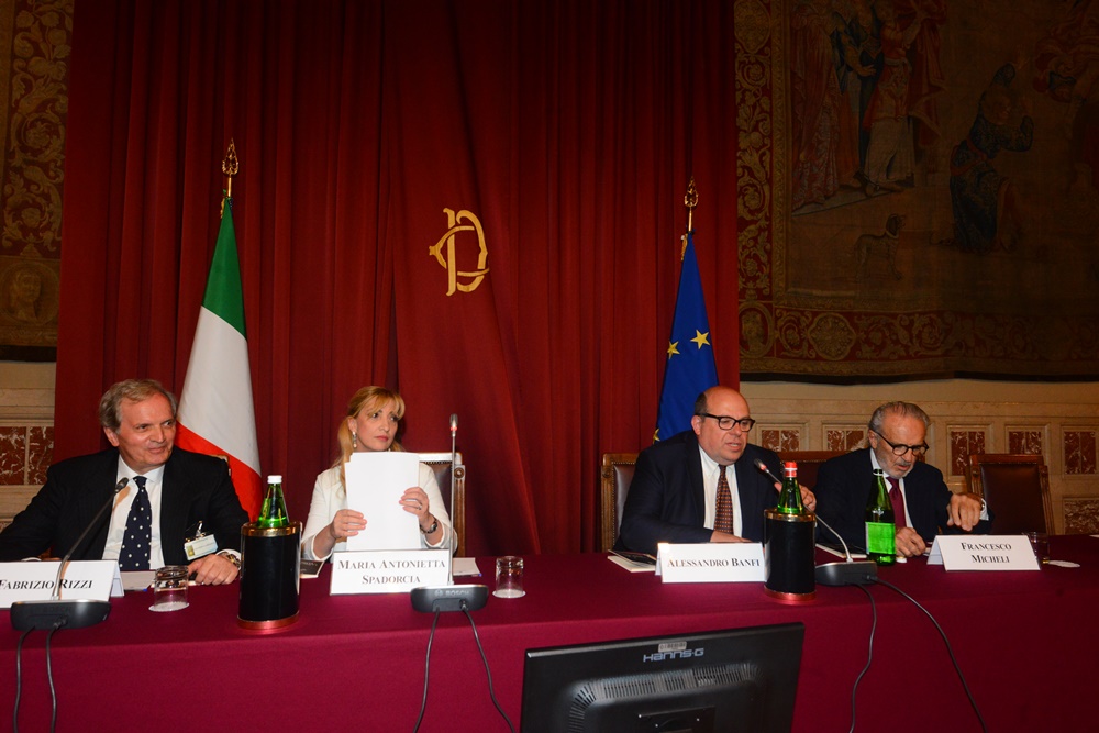 Fabrizio Rizzi, Maria Antonietta Spadorcia, Alessandro Banfi e Francesco Micheli