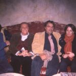 Gianni Boncompagni, Renzo Arbore, Oliviero Toscani e Barbara Palombelli
