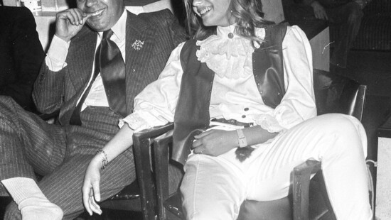 Gianni Boncompagni e Isabella Ferrari al Piper