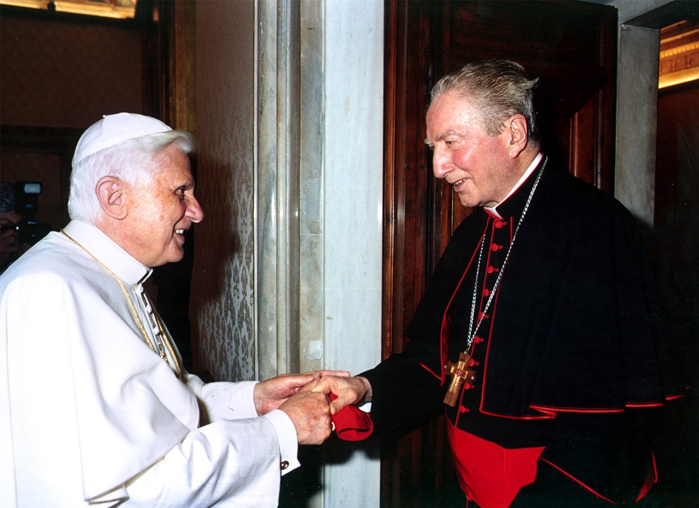 Benedetto XVI e Carlo Maria Martini (2005)