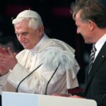 Benedetto XVI incontra il presidente della Repubblica tedesco Horst Koehler alla giornata mondiale della gioventù di Colonia (2005)