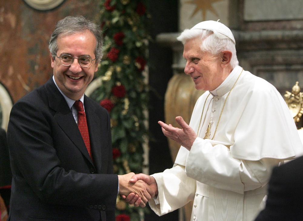 Walter Veltroni e Benedetto XVI (2005)
