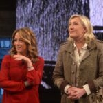 Giorgia Meloni e Marine Le Pen