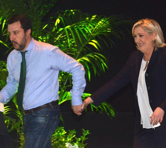 Matteo Salvini e Marine Le Pen