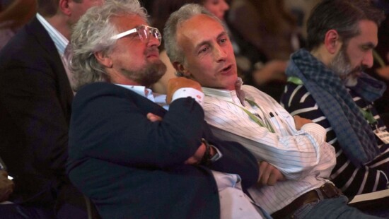 beppe grillo, marco travaglio