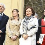 Pier Ferdinando Casini, Maria Elena Boschi, Ruth Dureghello e Virginia Raggi