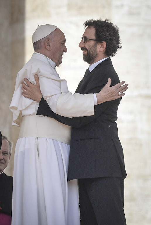 Papa Francesco e Matteo Truffelli (presidente Azione Cattolica)