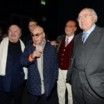 Lino Banfi, Gianni Boncompagni, Renzo Arbore e Pippo Baudo