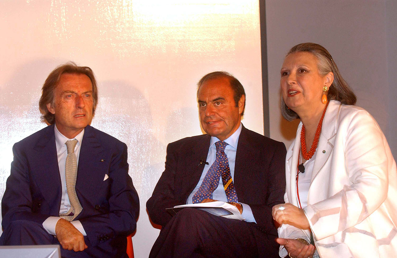 Laura Biagiotti, Luca Cordero di Montezemolo, Bruno Vespa