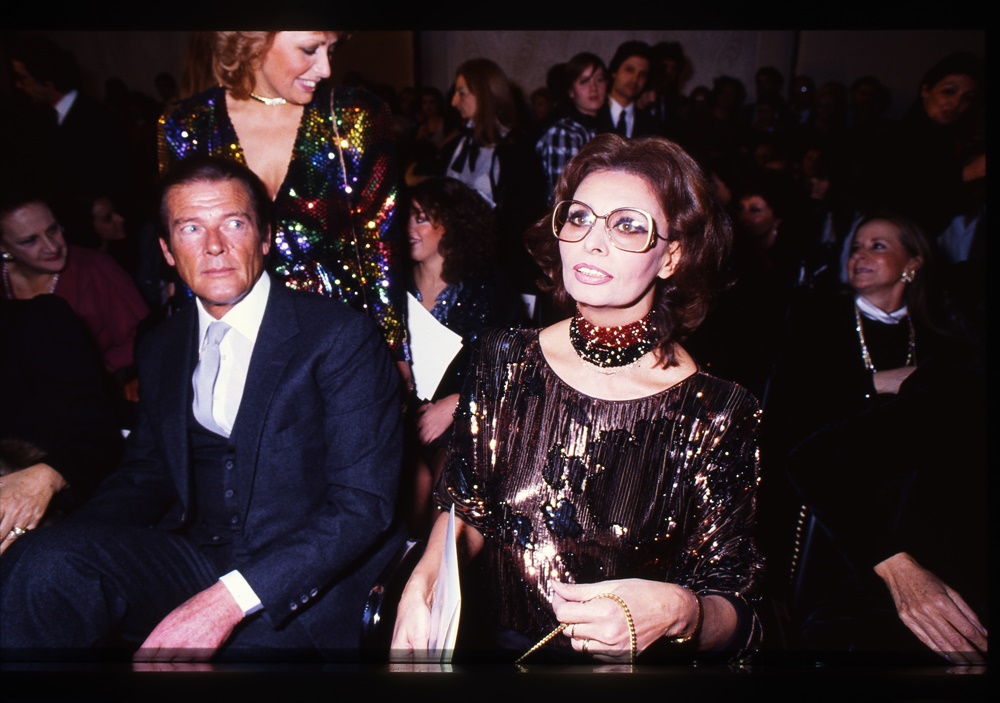 Roger Moore e Sofia Loren