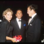 Valentino Garavani, Roger Moore e Luisa Mattioli