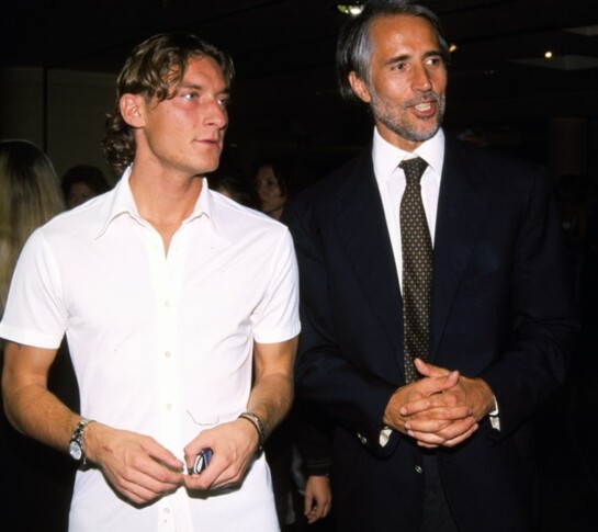 Francesco Totti e Giovanni Malagò