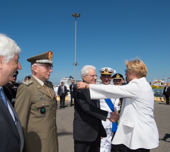 Marina militare, Roberta Pinotti, Claudio Graziano, Sergio Mattarella, Valter Girardelli