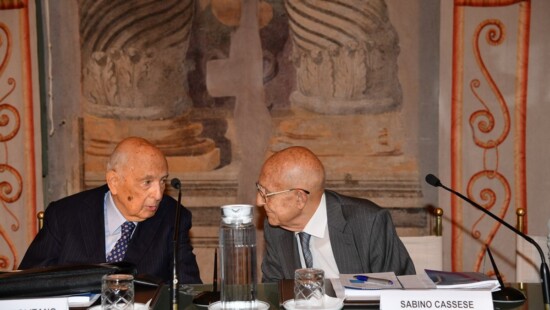 Giorgio Napolitano e Sabino Cassese