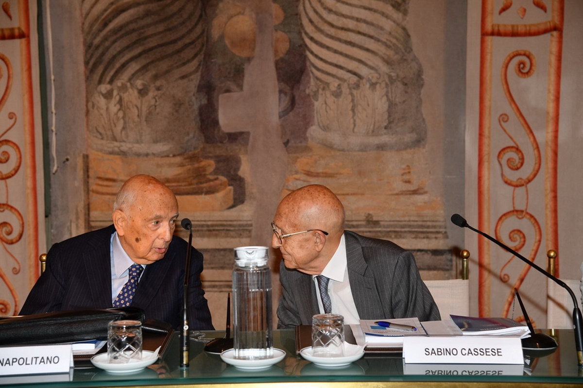 Giorgio Napolitano e Sabino Cassese