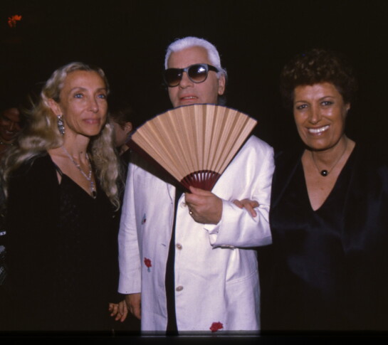 Franca Sozzani, Karl Lagerfeld e Carla Fendi