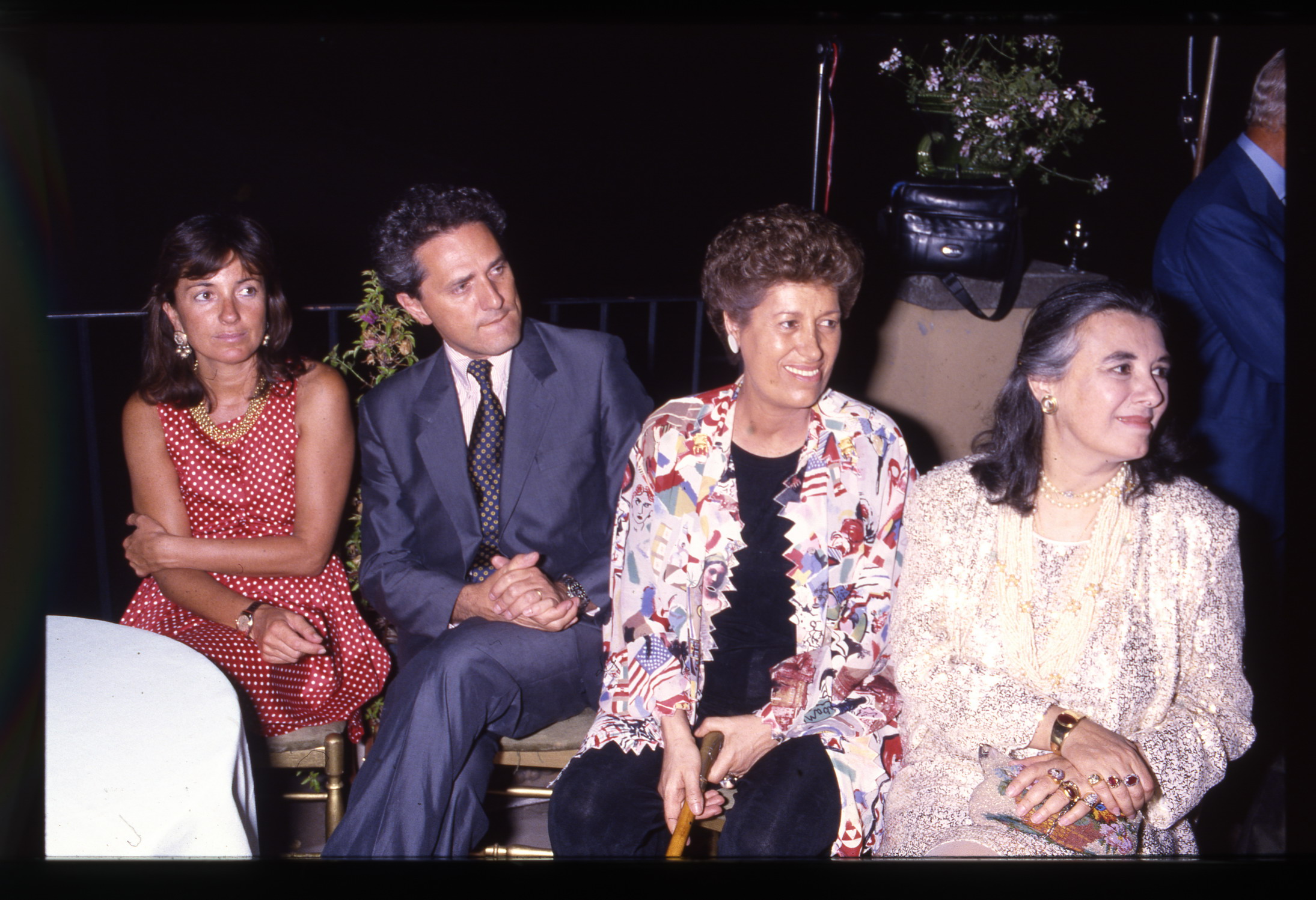 Francesco Rutelli, Barbara Palombelli, Carla Fendi e Laura Biagiotti