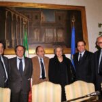 Leoluca Orlando, Francesco Pancho Pardi, Giuseppe Giulietti, Teresa Cordopatri, Antonio Di Pietro ed Elio Lannutti (2008)